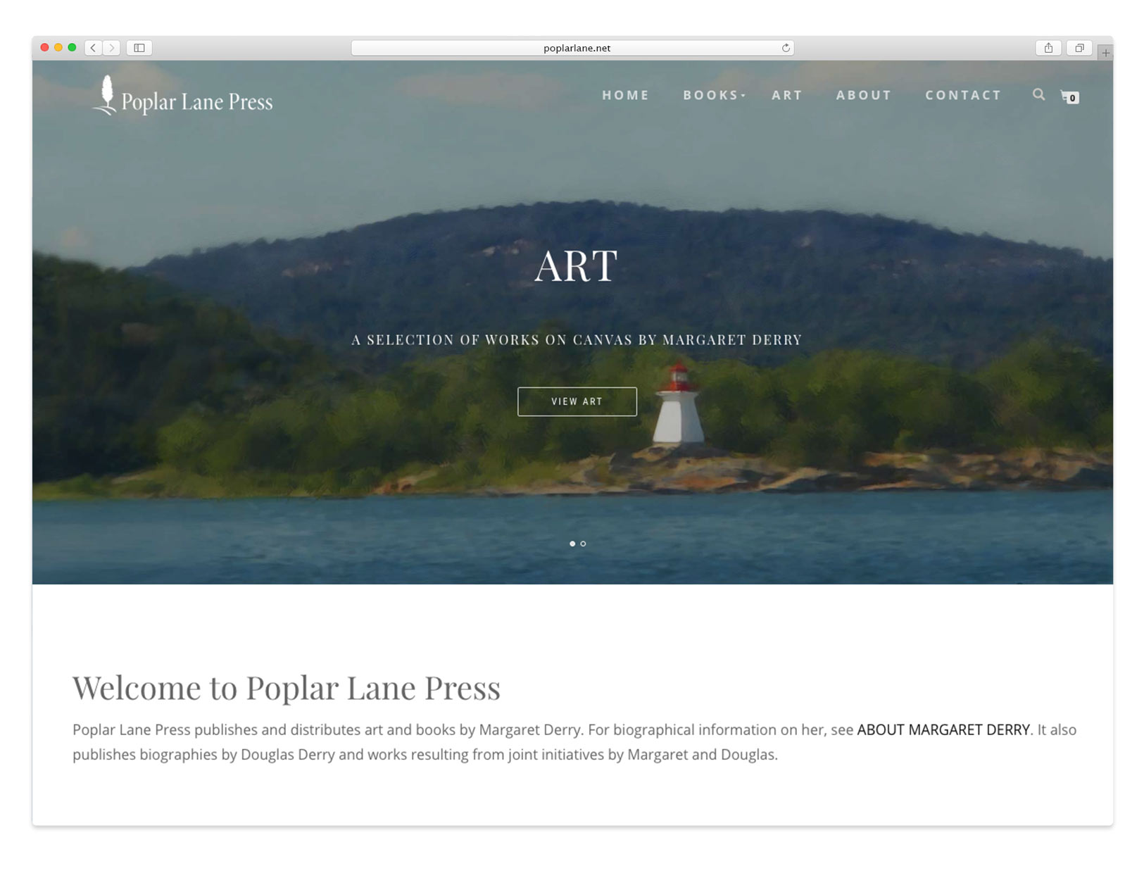 Poplar Lane Press Website